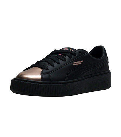 puma basket platform metallic sneaker puma basket platform metallic sneaker